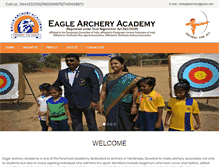 Tablet Screenshot of eaglearcheryacademy.com